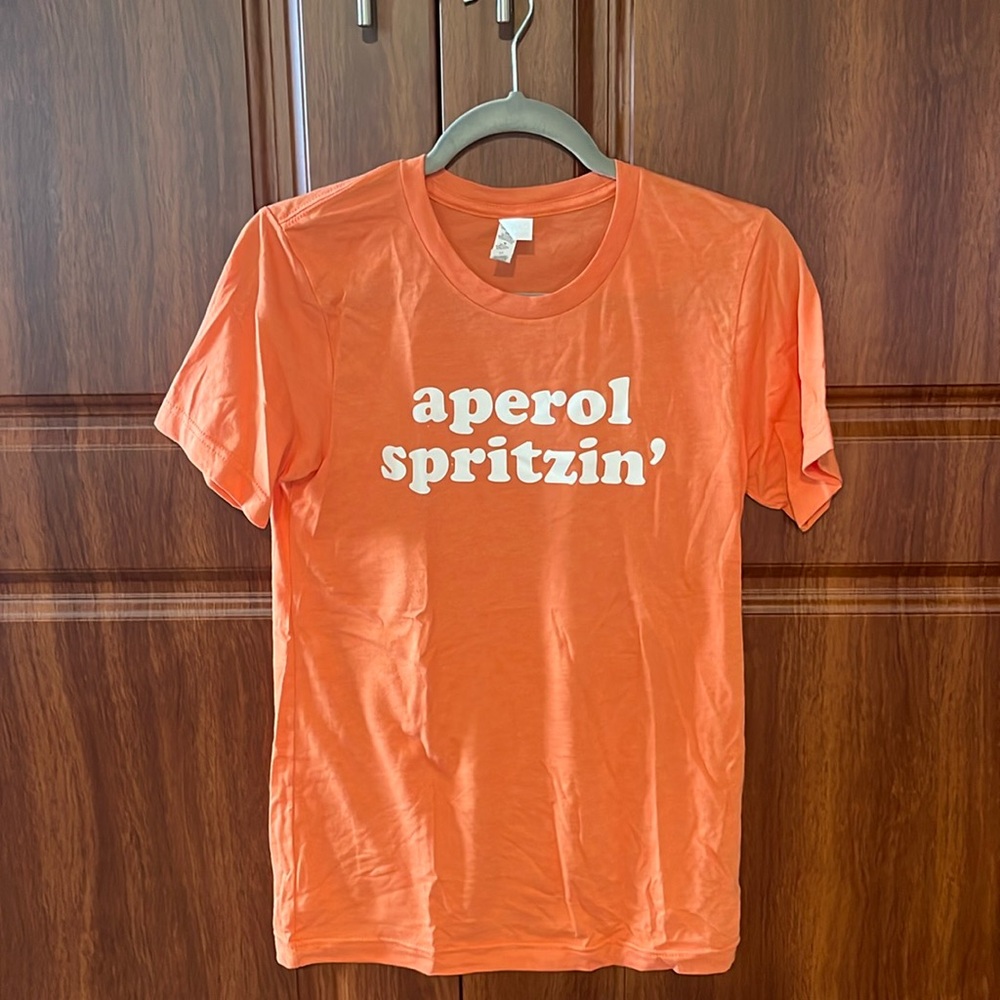Aperol Spritzing Women’s t-shirt   Size XS